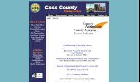 
							         Assessor - Welcome To Cass County Nebraska!								  
							    