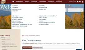 
							         Assessor - Weld County								  
							    