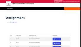 
							         Assignments - FEDERAL GOVERNMENT COLLEGE NISE								  
							    