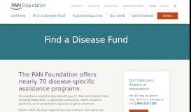 
							         Assistance Programs - PAN Foundation								  
							    