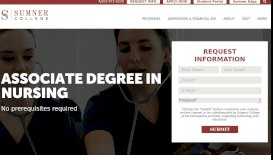 
							         Associate Degree in Nursing Program at Sumner College | Portland OR								  
							    