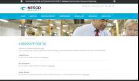 
							         Associate Portal | Careers at Nesco Resource								  
							    