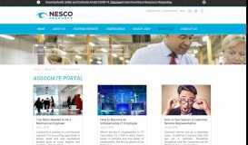 
							         Associate Portal - Nesco Resources								  
							    