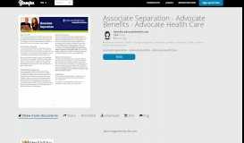 
							         Associate Separation - Advocate Benefits - Advocate Health ...								  
							    