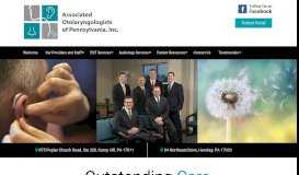 
							         Associated Otolaryngologists of Pennsylvania - Welcome								  
							    