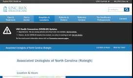 
							         Associated Urologists of North Carolina (Raleigh)								  
							    