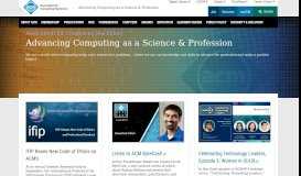 
							         Association for Computing Machinery (ACM)								  
							    