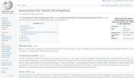 
							         Association for Talent Development - Wikipedia								  
							    