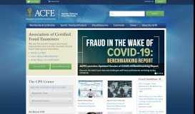 
							         Association of Certified Fraud Examiners								  
							    