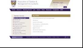 
							         Association of Taxation & Management Accountants - My ATMA								  
							    