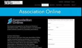 
							         Association Online								  
							    