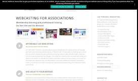 
							         Association Webcasts | Live Webcasting for Business | ICV								  
							    