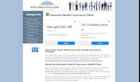 
							         Assurant Health Insurance Claim | File a Claim Form Online								  
							    