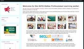
							         ASTA Online Professional Learning								  
							    