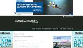 
							         Asteron/CFS deal funds insurance through super | Money Management								  
							    