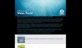 
							         ASTM Water Portals								  
							    