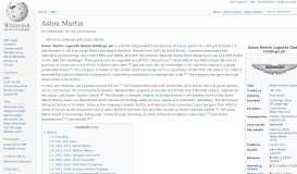 
							         Aston Martin - Wikipedia								  
							    