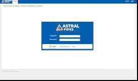 
							         Astral Online Ordering System								  
							    