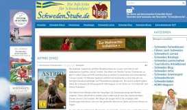 
							         Astrid (DVD) - Schwedenstube - Dein Portal für Reisen nach Schweden								  
							    