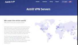 
							         Astrill VPN Servers | Astrill VPN								  
							    