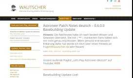 
							         Astroneer Patch Notes deutsch - 0.6.0.0 Basebuilding Update ...								  
							    
