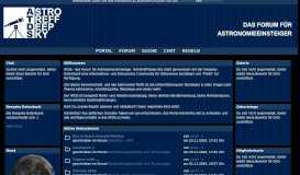 
							         Astrotreff-Deep-Sky - Das Astronomie Forum - ATDS								  
							    