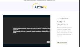 
							         AstroTV Lebensberatung - Tarot, Kartenlegen, Hellsehen, Horoskop ...								  
							    