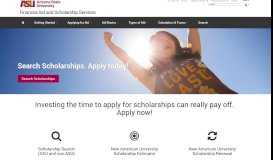 
							         ASU Scholarships - Arizona State University								  
							    