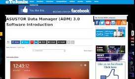 
							         ASUSTOR Data Manager (ADM) 3.0 Software Introduction | Page 7 of ...								  
							    