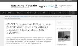 
							         ASUSTOR: Support für KODI in der App Zentrale wird zum 20 März ...								  
							    
