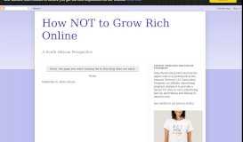 
							         At Postloop you can earn money ... - How NOT to Grow Rich Online								  
							    