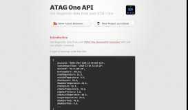 
							         ATAG One thermostat API								  
							    