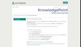 
							         ATC Portal Online Guide - Log in								  
							    