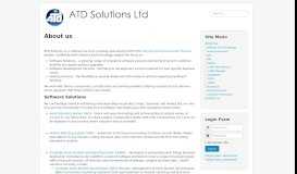 
							         ATD Solutions Ltd - About us								  
							    