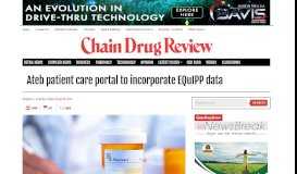 
							         Ateb patient care portal to incorporate EQuIPP data - CDR – Chain ...								  
							    