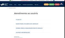 
							         Atendimento ao usuário | Universidade Federal Fluminense - UFF								  
							    