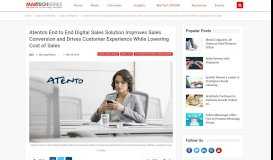 
							         Atento's End to End Digital Sales Solution Improves ... - MarTech Series								  
							    