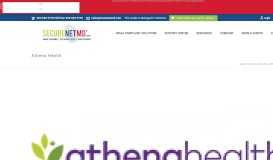 
							         Athena Health - SecureNetMD®								  
							    