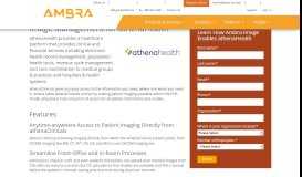 
							         athenaHealth | Ambra Health								  
							    