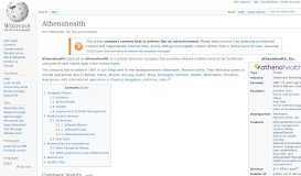 
							         athenahealth - Wikipedia								  
							    