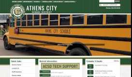 
							         Athens City School District: Home								  
							    