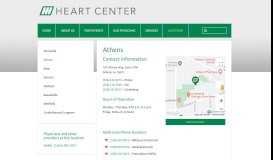 
							         Athens - The Heart Center								  
							    