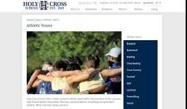
							         Athletic Teams - Athletic Teams - Holy Cross School								  
							    