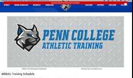 
							         Athletic Training - Penn College of Technology Athletics								  
							    