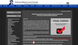 
							         Athletics - Anthony Wayne Local Schools								  
							    