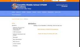 
							         Athletics - Canutillo Middle School								  
							    