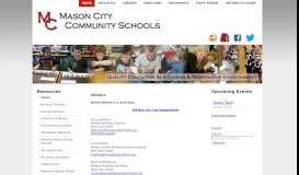 
							         Athletics - Mason City Community Schools								  
							    