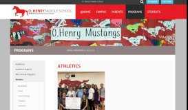 
							         Athletics - O. Henry Middle School - Austin ISD								  
							    