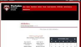 
							         Athletics - Portales Municipal Schools								  
							    
