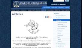 
							         Athletics | Saint Mary Catholic School | Fort Walton Beach, FL								  
							    